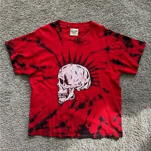 Gallery Dept. Exploited Tee 'Red/Tie dye T-Shirt